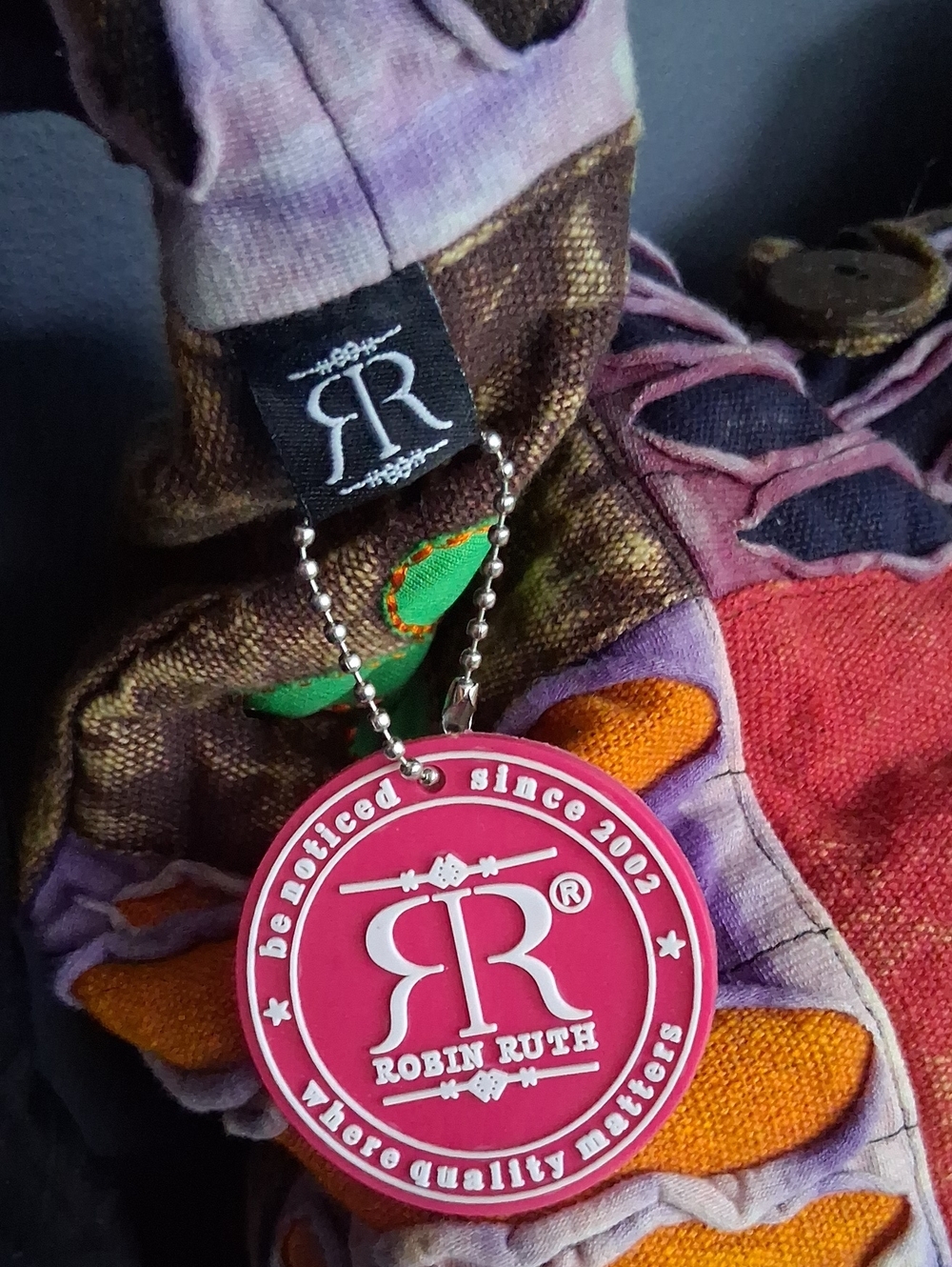 Robin Ruth Distressed Boho  Messenger Bag - Picture 4 of 14
